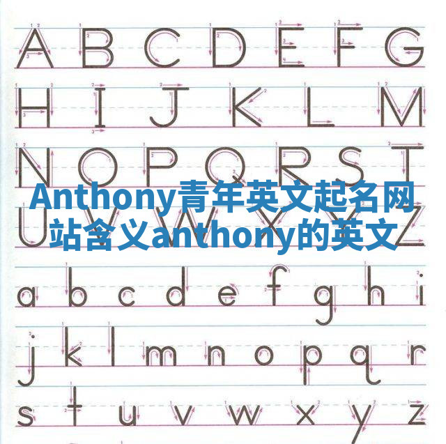 Anthony青年英文起名网站含义 anthony的英文