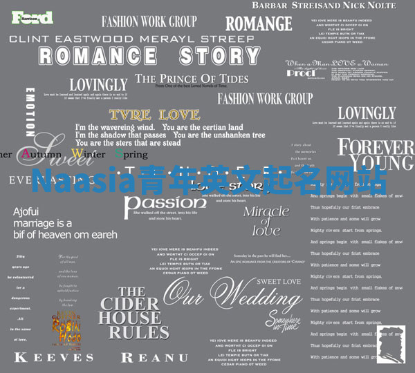 Naasia青年英文起名网站